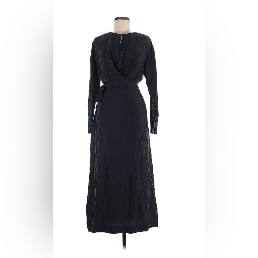 Elegant Black Long Sleeve Dress